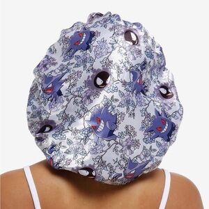 Pokemon Gengar Purple Reversible Satin Hair Bonnet- NWT